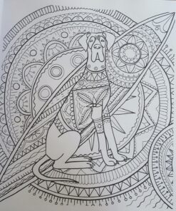 Amazing Dogs: Adult Coloring Book (Stress Relieving Creative Fun Drawings to Calm Down, Reduce Anxiety & Relax.) 57 81izy1EG3HL 2