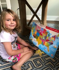 Janod Magnetic USA Map, 19.7-Inches x 13.4-Inches 10 81j01jhgIHL