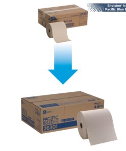 Georgia-Pacific Blue Basic Recycled Hardwound Paper Towel Rolls by GP PRO (Georgia-Pacific); Brown; 26301; 800 Feet Per Roll; 6 Rolls Per Case 16 81j1glDxilL