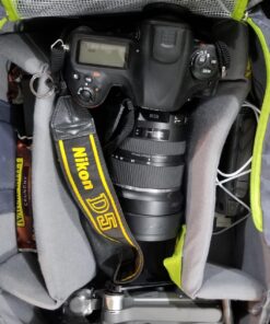 Evecase Large DSLR Camera/Laptop Travel Backpack Bag w/Rain Cover for Mirrorless, 4/3 Micro Four Third, Compact, Interchangeable Lens Digital Camera 18*12*8 inch Black 78 81j210NgLBL