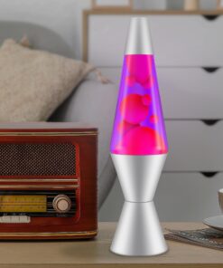 Lamp 2121 Pink/Purple 14.5" Classic Motion Lava(r) Silver, inches 25 81j3Wso DlL