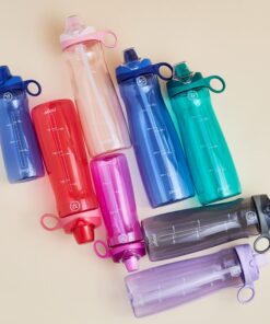 Pogo BPA-Free Tritan Plastic Water Bottle with Chug Lid, 18 Oz, Blue 18oz 22 81j5wMT3GkL