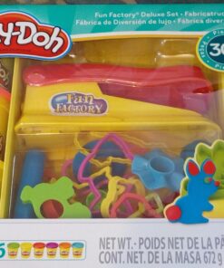 Play-Doh Fun Factory Deluxe Set, 6 Cans, 31 Tools, Kids Ages 3 and Up (Amazon Exclusive) 21 81j7PMmiQ L