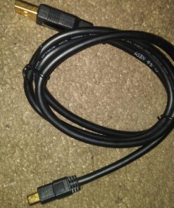 Amazon Basics USB-A to Mini USB 2.0 Fast Charging Cable, 480Mbps Transfer Speed with Gold-Plated Plugs, 3 Foot, Black 3 Feet 1-Pack 47 81j8h5ECF7L