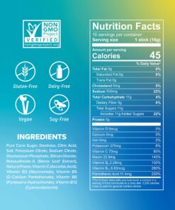 Liquid I.V. Hydration Multiplier - Lemon Lime - Powder Packets | Electrolyte Drink Mix | Easy Open Single-Serving | Non-GMO | 16 Stick 16 Servings (Pack of 16) 28 81j9RK lUmL