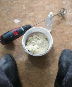 Edward Tools Paint and Mud Mixer for drill in 1 to 5 gallon buckets - Fits all standard drills - Zinc plated steel - Reinforced weld - Hex head for non slip - Easy to clean - Paint mixer attachment 20 81jAS191XRL