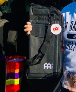 Meinl Percussion Drum Stick Bag with Extra Outside Pocket and Floor Tom Hooks – for Mallets, Brushes and Accessories, Black, Standard (MSB-1) Regular 51 81jBGQ7yNKL