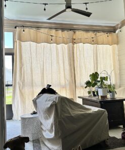 All Purpose Canvas Drop Cloth by CCS CHICAGO CANVAS & SUPPLY- Cotton Canvas Cover for Floor & Furniture Protection - Washable & Reusable Duck Dropcloth Fabric Against Paint, Dust, Dirt- 9 by 12 Feet 9' x 12' 34 81jBVf1j3fL