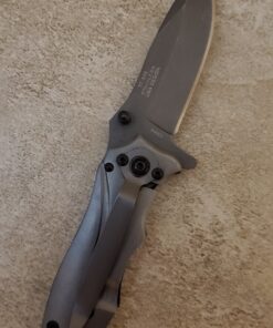 TF-846-MC Tac Force TF-846 Spring Assist Folding Knife, Grey Straight Edge Blade, Grey Handle, 3.5" Closed , Black 16 81jC4iSFswL