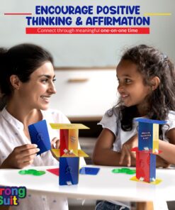 StrongSuit - The Tower of Self Esteem, CBT Play Therapy Game for Kids, Teens | Tools to Boost Social Skills, Creativity, Emotion Regulation, Mindfulness - Used by Therapists, Counselors and Parents 9 81jCK0x0mRL
