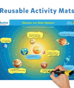 Skillmatics Educational Game - Space Explorers, Reusable Activity Mats with 2 Dry Erase Markers, Gifts for Ages 6 to 9 9 81jCfjQA22L