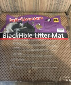 Blackhole Cat Litter Mat - Medium Square 23" X 21" - Blackhole Litter Mat® (Beige) Beige 25 81jCtvKC WL