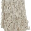 Rubbermaid Commercial Super Stitch Cotton Mop, Large, White, FGD11306WH00 LARGE - 1" Band 41 81jDehssTjL