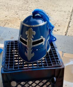 Jacobson Hat Company Men's Antiqued Pewter Knight Helmet Adult Silver 30 81jE0xRHSyL