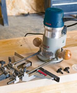 BOSCH RA1054 Deluxe Router Edge Guide with Dust Extraction Hood & Vacuum Hose Adapter 38 81jE9TLRkyL