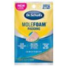 Dr. Scholl's Molefoam Padding 4 1/8” x 3 3/8” , 2 strips(Pack of 8) 2 Count (Pack of 8)