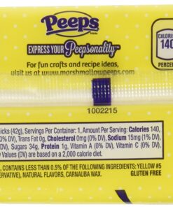 Alternative view of Marshmallow Peeps Yellow Chicks (1pk of 5)