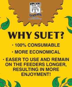 C&S Peanut Delight No Melt Suet Dough, 12/pack 11.75 Ounces Peanut 12-Pack 29 81jJ59wD8L