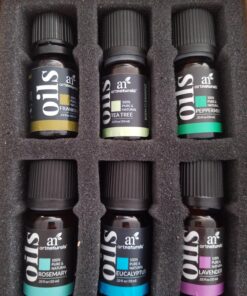 ArtNaturals Aromatherapy Top-6 Essential Oil Set - (6 x 10ml Bottles) - 100% Pure of The Highest Therapeutic Grade - Premium Gift Set – Lavender, Peppermint, Tea Tree, Eucalyptus 44 81jJbK3A5KL