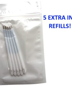 Super Big Fat Pens for Arthritis, Black Ink, Blue body (pack of 5 pens + 5 Extra Ink Refills) Black Ink / Blue Body 21 81jLObPCbwL