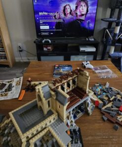 LEGO Harry Potter Hogwarts Castle 71043 Building Set - Model Kit with Minifigures, Featuring Wand, Boats, and Spider Figure, Gryffindor and Hufflepuff Accessories, Collectible for Adults and Teens Standard 70 81jLQZviqeL