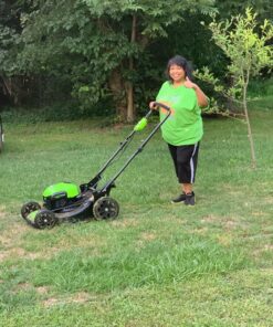 Greenworks 40V 21" Brushless Cordless (Push) Lawn Mower (75+ Compatible Tools), 5.0Ah Battery and Charger Included 21" Mower (5.0Ah) 49 81jOL4QGLuL