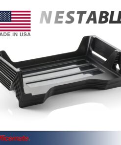 Officemate Recycled Desk Tray, Side Load, 15 1/8 x 8 7/8 x 15, Letter/A4, 6/PK (26212) 23 81jOPYquyNL