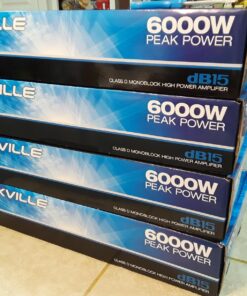 Rockville dB15 6000 Watt Peak/1500w RMS Mono 2 Ohm Amplifier Car Audio Amp 6000 Watt/1500w RMS 47 81jOWMEJDWL