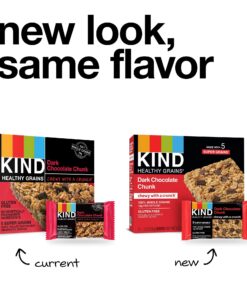 KIND Healthy Grains Bars, Double Chocolate Chunk, Non GMO, Gluten Free, 1.2oz, 5 Count (Pack of 3) 13 81jPHtPH22L