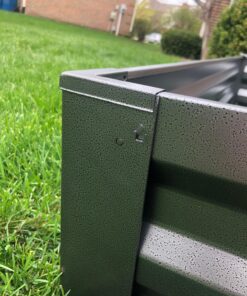 Greenes Fence Antique Iron Powder-Coated Metal Raised Garden Bed Planter 24" W x 48" L 10" High 22 81jSnSAmcL