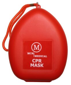 MCR Medical CPR Rescue Mask, Adult/Child Pocket Resuscitator, Hard Case with Wrist Strap 16 81jTr4SzpyL