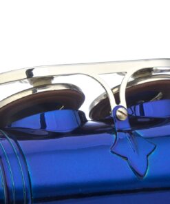 Glory Blue/Silver keys E Flat Alto Saxophone with 11reeds,8 Pads cushions,case,carekit 18 81jU0f7P6L