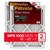 Filtrete 16x20x1 Air Filter, MPR 1000, MERV 11, Micro Allergen Defense 3-Month Pleated 1-Inch Air Filters, 2 Filters 10 81jUzKu2yuL