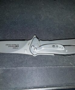 Kershaw Zing SS Pocketknife, 3" 8Cr13MoV Stainless Steel Blade, Assisted Thumb-Stud and Flipper Opening EDC 51 81jVAUzciXL