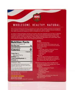 WOHO #127.4 American Ginseng Slice Large 4oz Box 4 Ounce (Pack of 1) 3 81jWD2PdEKL