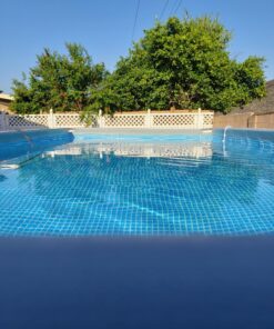 Intex 24ft X 12ft X 52in Ultra Frame Rectangular Pool Set with Sand Filter Pump, Ladder, Ground Cloth & Pool Cover 24 ft x 12 ft x 52 in 50 81jWE2lzmqL