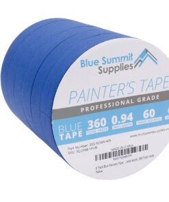 6 Pack 0.94 Inch Blue Painters Tape, Medium Adhesive That Sticks Well but Leaves No Residue Behind, 60 Yards Length, 6 Rolls, 360 Total Yards 6 81jWZ58olRL