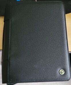 Case-it Executive Zippered Padfolio with Removable 3-Ring Binder and Letter Size Writing Pad, Black (PAD-40) Single PAD-40 47 81jYhXwpOL