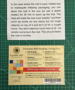 Self Healing Rotary Cutting Mat, Full 24x36, Best for Quilting Sewing | Warp-Proof & Odorless (Not From China) A1i - 24" x 36" 34 81jaz8GEvWL 1