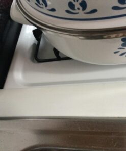 Silicone Stove Counter Gap Cover by Kindga, 21" Easy Clean Gap Filler Sealing Spills Between Kitchen Counter, Appliances,Stovetop, Oven, Washing Machine, Washer, Dryer Set of 2 (White) 21" White 25 81jbGQCcExL