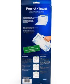 Camco Pop-A-Towel- Mountable or Portable Paper Towel Holder Dispenser, Keep Paper Towels Clean, Conserve Space in Your RV Kitchen (White) (57111) White 26 81jcH2o34UL