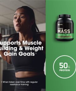 Optimum Nutrition Serious Mass, Weight Gainer Protein Powder, Chocolate, 6 Pound (Packaging May Vary) 6 Pound (Pack of 1) 32 81jeX3GDrqL
