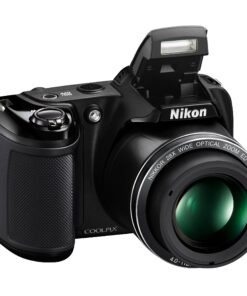 Nikon Coolpix L340 20.2 MP Digital Camera with 28x Optical Zoom and 3.0-Inch LCD (Black) Base 46 81jfakQL2SL