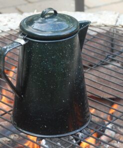 Granite Ware 3 Qt Coffee Boiler. Enameled Steel 12 cups capacity. Perfect for camping, Heat Coffee, Tea and Water directly on stove or fire. 40 81jfb7tmkdL