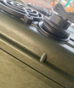 DemerBox DB2: Waterproof, Portable, and Rugged Outdoor Bluetooth Speakers. Loud Sound, 40+ hr Battery Life, Dry Box + USB Charging (Pesaro Green) Pesaro Green 30 81jhOz6hHSL