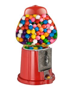 6260 Great Northern 15" Vintage Candy Gumball Machine & Bank with Stand - Everyone Loves Gumballs! Red 29 81jhzhnab5L
