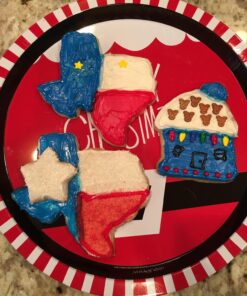 R&M International Texas Cookie Cutters, State, Cowboy Boot, Longhorn, Star, 4-Piece Set Texas State 12 81ji1JGdRJL 1