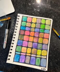 Canson Artist Series Watercolor Paper, Wirebound Pad, 5.5x8.5 inches, 20 Sheets (140lb/300g) - Artist Paper for Adults and Students - Watercolors, Mixed Media, Markers and Art Journaling 5.5" x 8.5" Side Wire 31 81jj2BenIUL