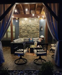 Litcher Globe String Light Suspension Kit, Outdoor Light Guide Wire, Vinyl Coated Stainless Steel Steel Cable,Include 150fts Transparent PVC and 304 Stainless Steel Wire Cable, Turnbuckle and Hooks 36 81jjzeHzzaL