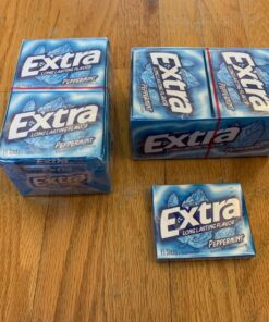 Extra Gum Peppermint Chewing Gum, 15 Pieces (Pack of 10) 40 81jkPyzfevL